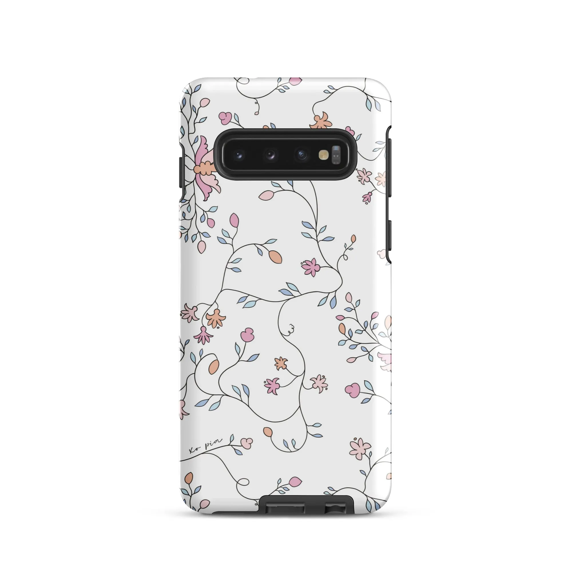 wild clematis tough case for Samsung® in white