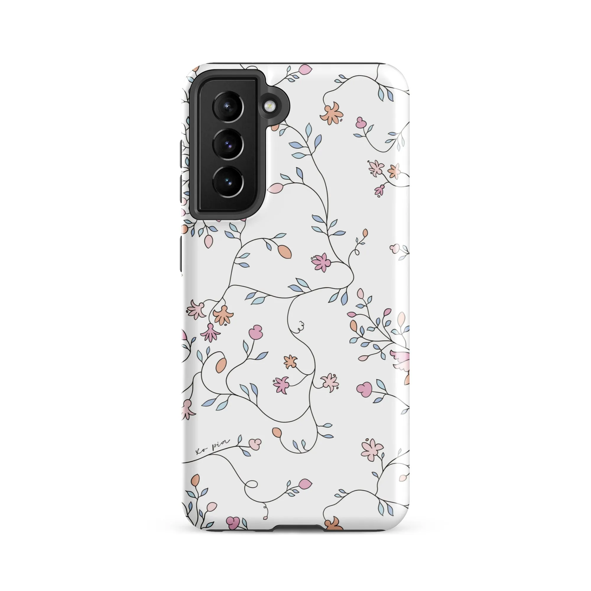 wild clematis tough case for Samsung® in white