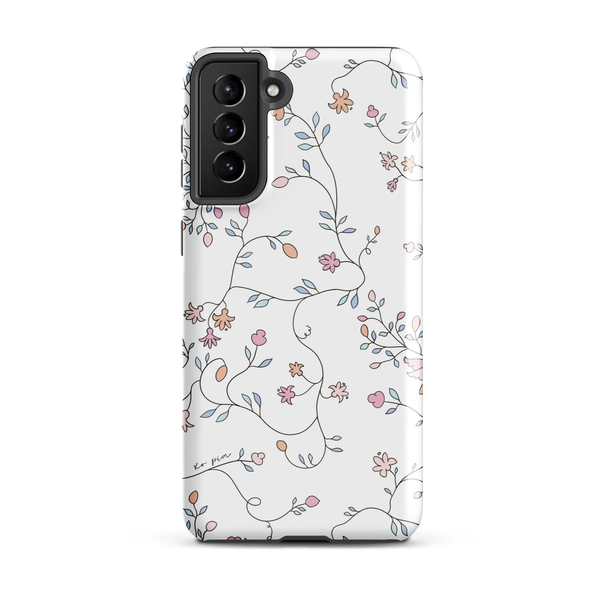 wild clematis tough case for Samsung® in white