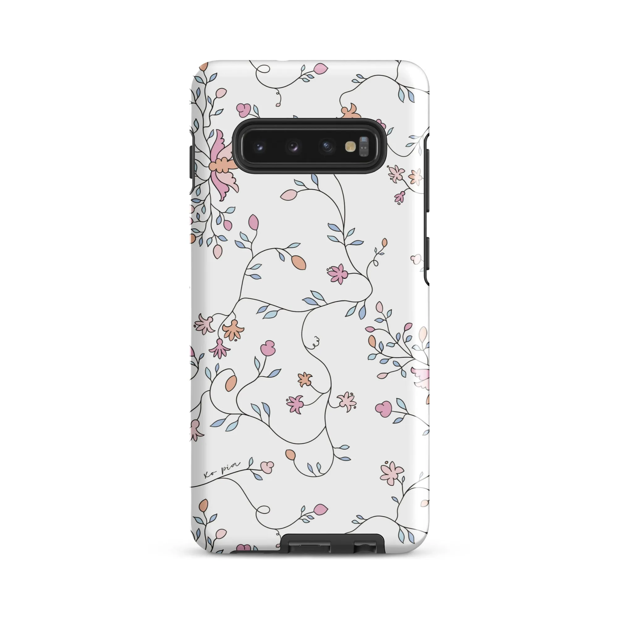 wild clematis tough case for Samsung® in white