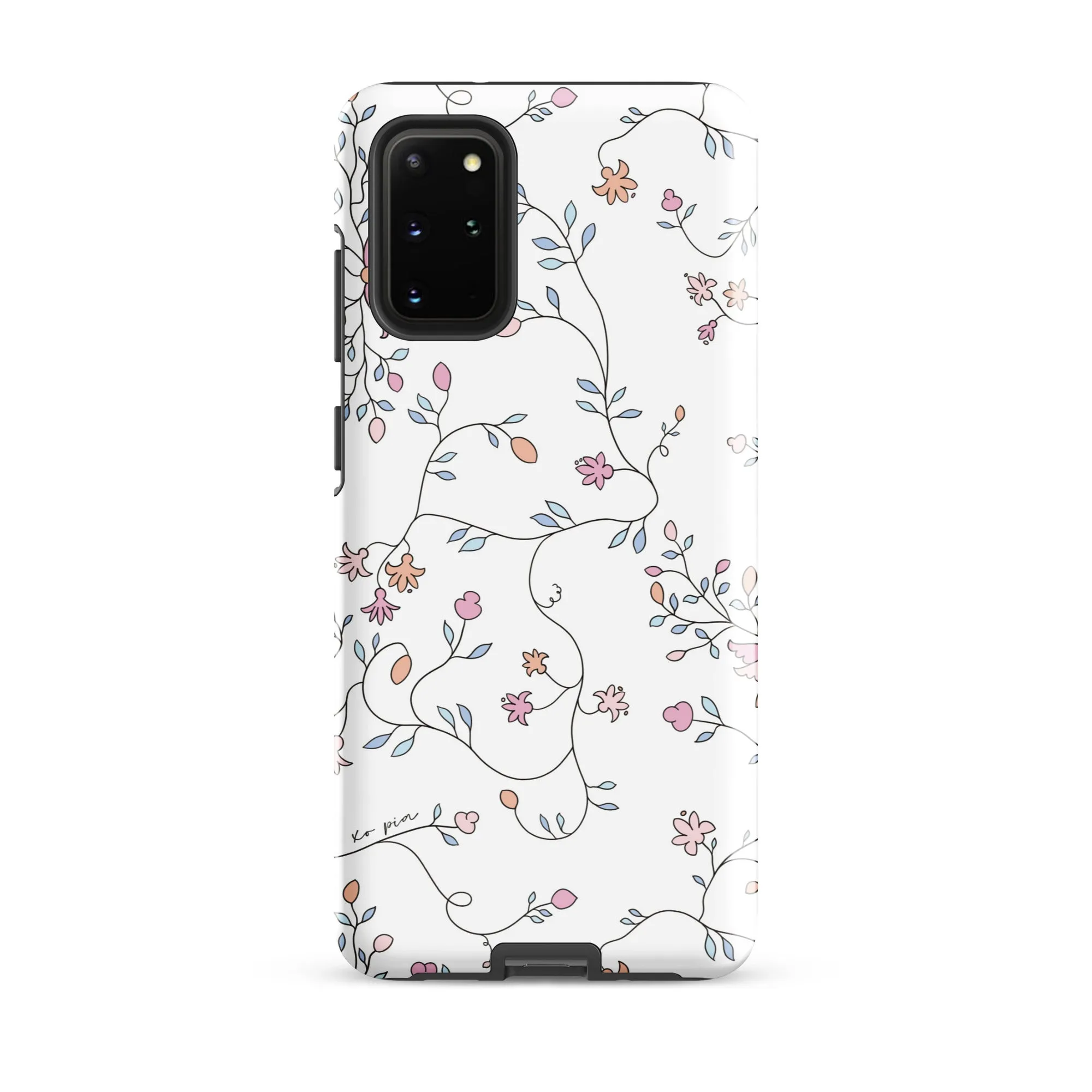 wild clematis tough case for Samsung® in white