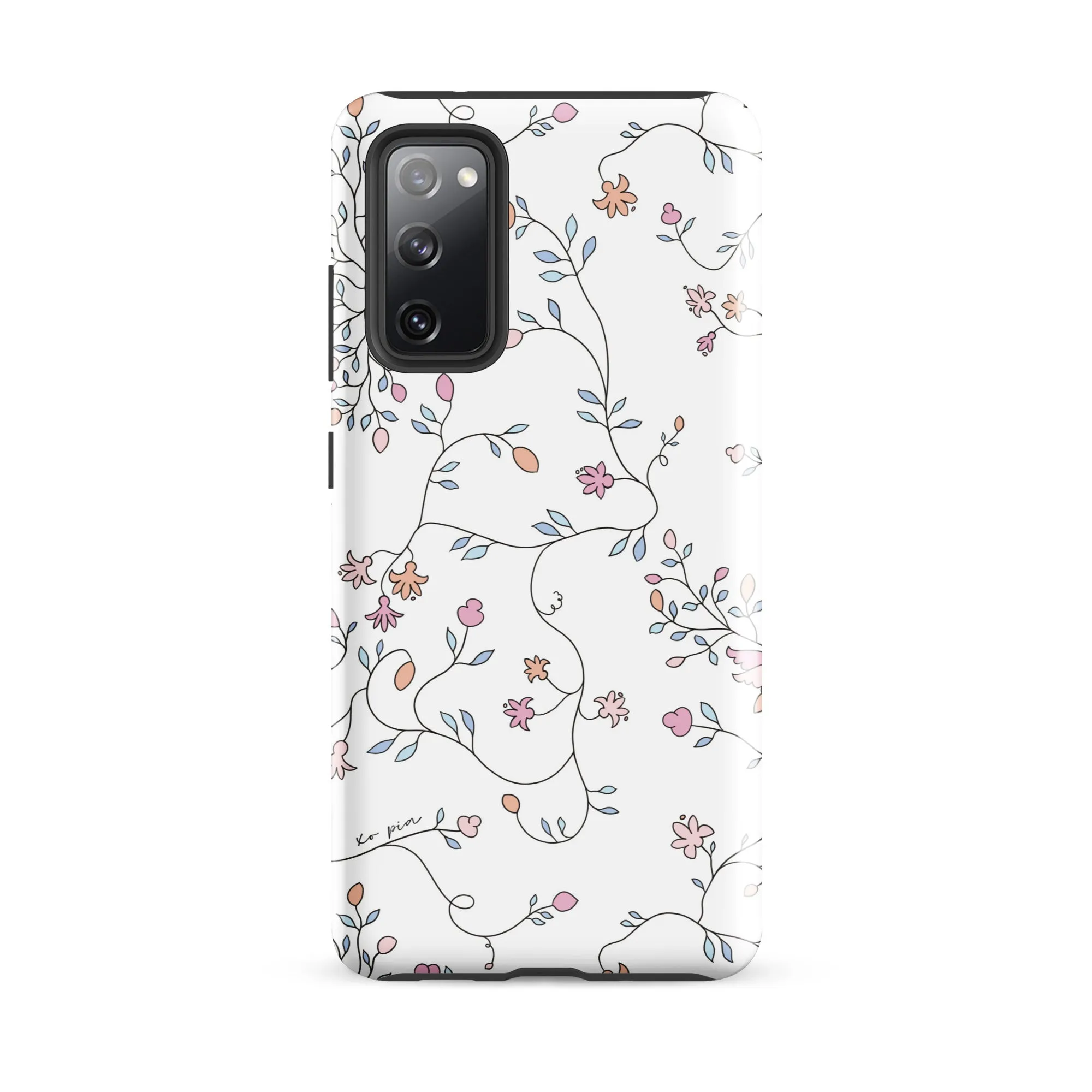 wild clematis tough case for Samsung® in white