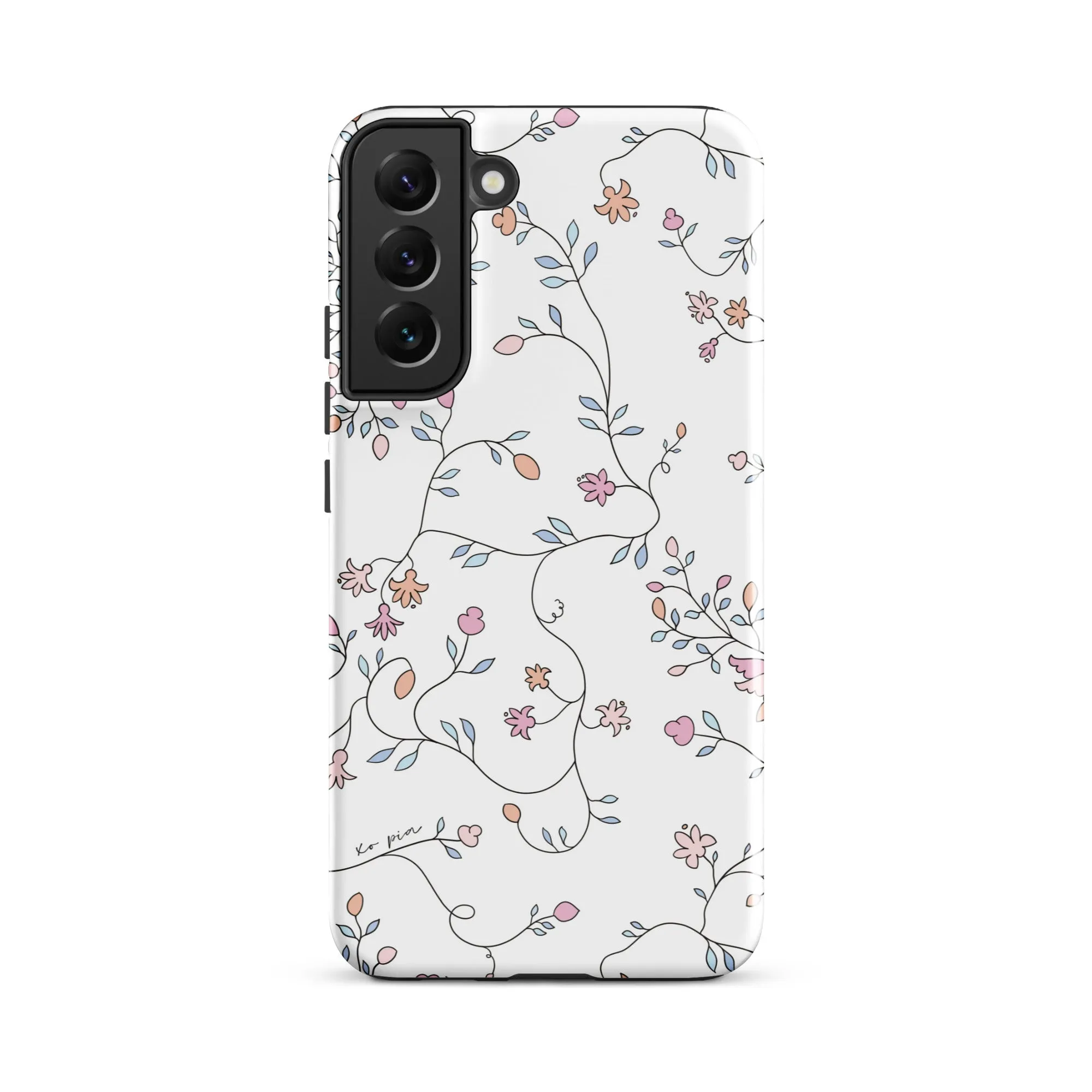 wild clematis tough case for Samsung® in white