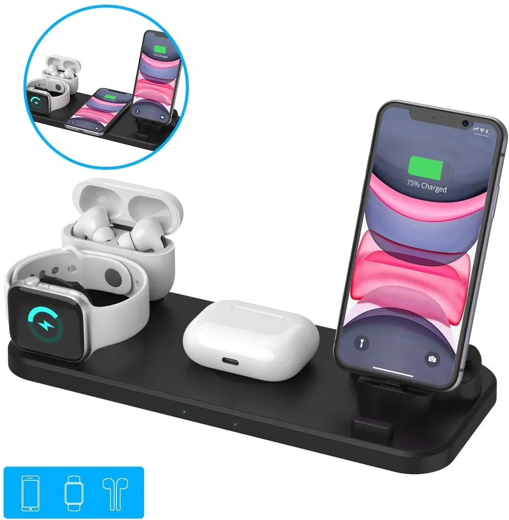 Wireless Charger 6 in 1 - 3.0 Adapter Included