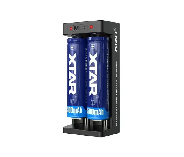 XTAR Charger Type-C cable MC2-C מטען ל 2 סוללות