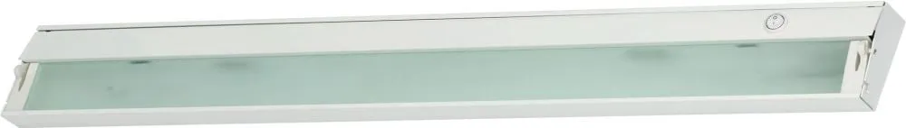 Zeelite 6 Lamp Cabinet Light In White and Diffused Glass